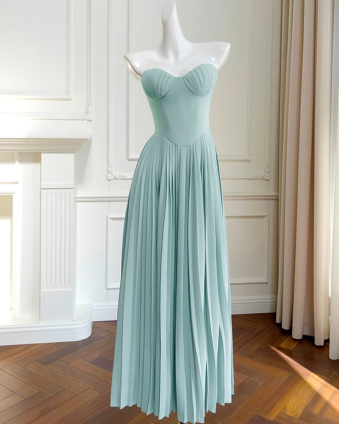 Azmira - Pleated Corset Dress