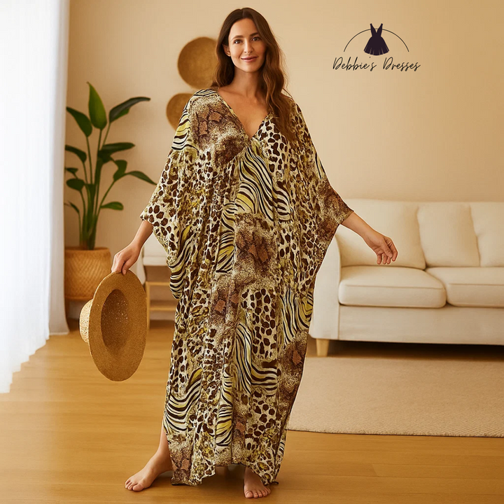 Amara - Wild Safari Beach Dress