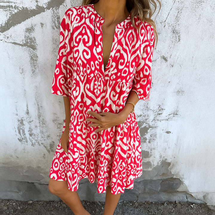Keira - Abstract Boho Dress