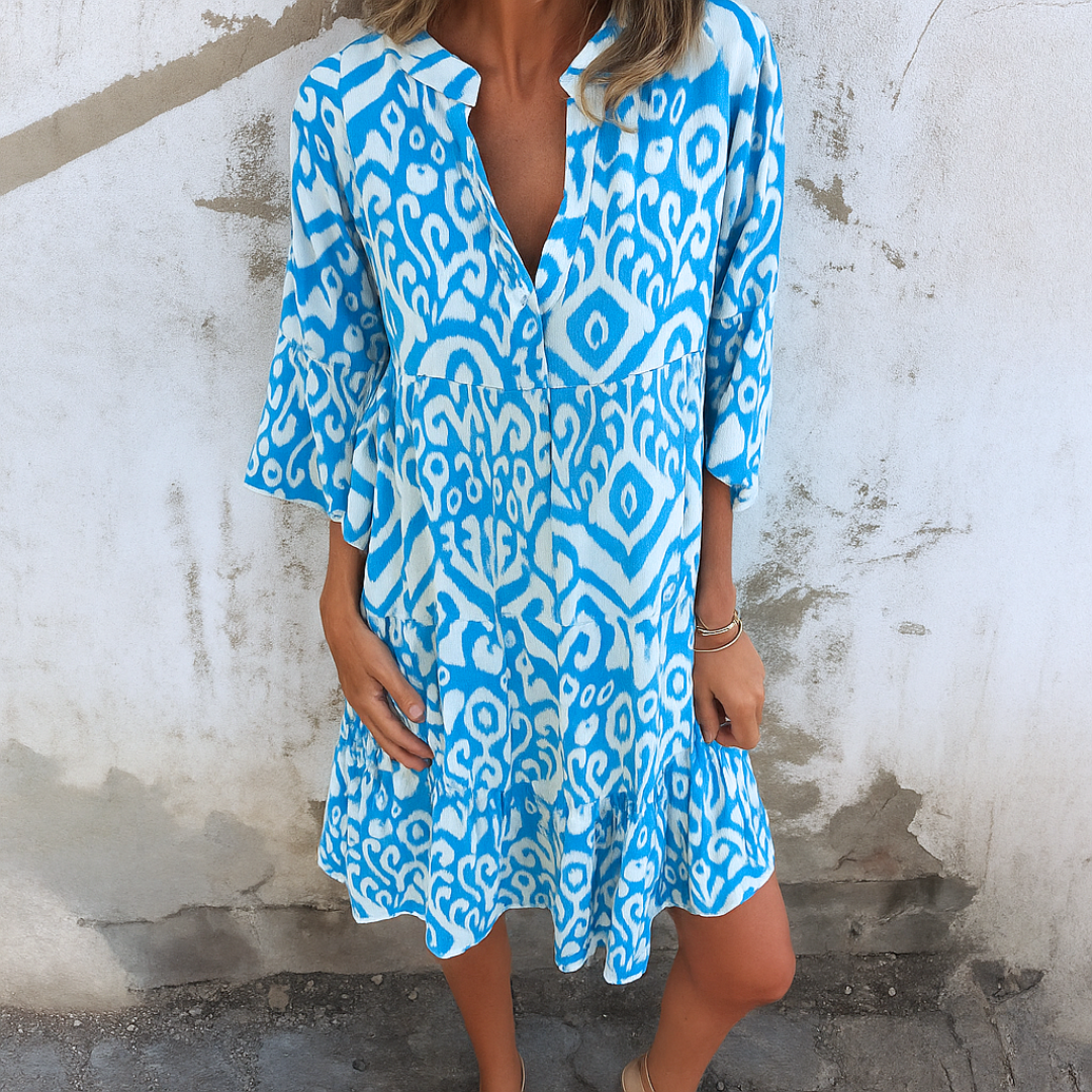 Keira - Abstract Boho Dress