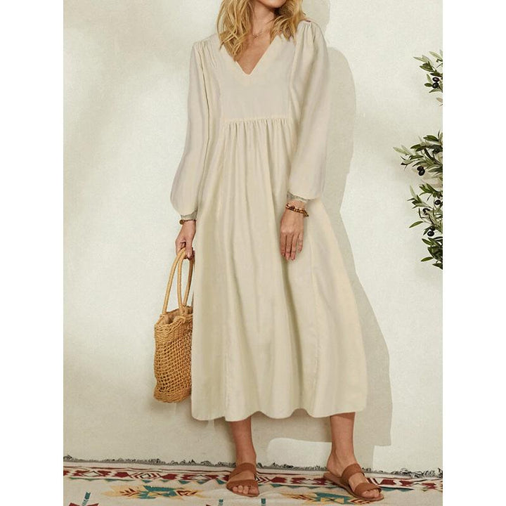 Juliette - Flowing V-Neck  Dress