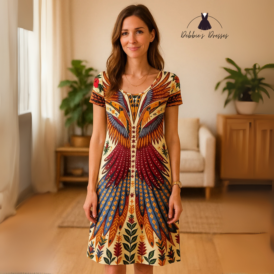Sahara - Boho Printed Dress
