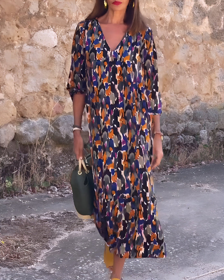 Nathale - Abstract Elegance Dress