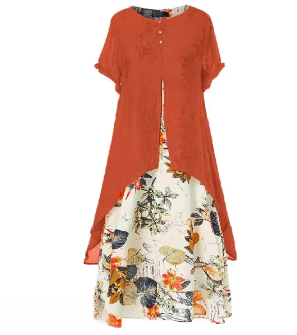 ELYSIAN - Relaxed Layered Dress