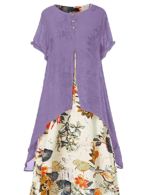 ELYSIAN - Relaxed Layered Dress