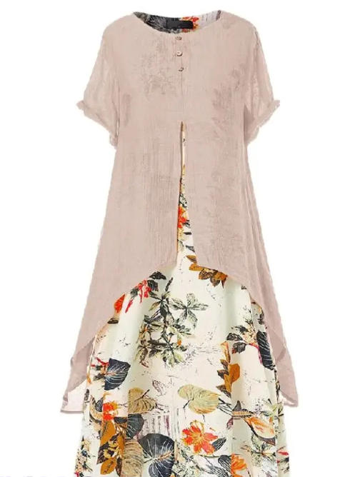 ELYSIAN - Relaxed Layered Dress