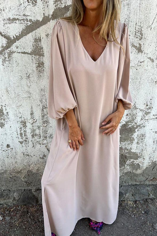 Melinda - Elegant V-Neck Dress