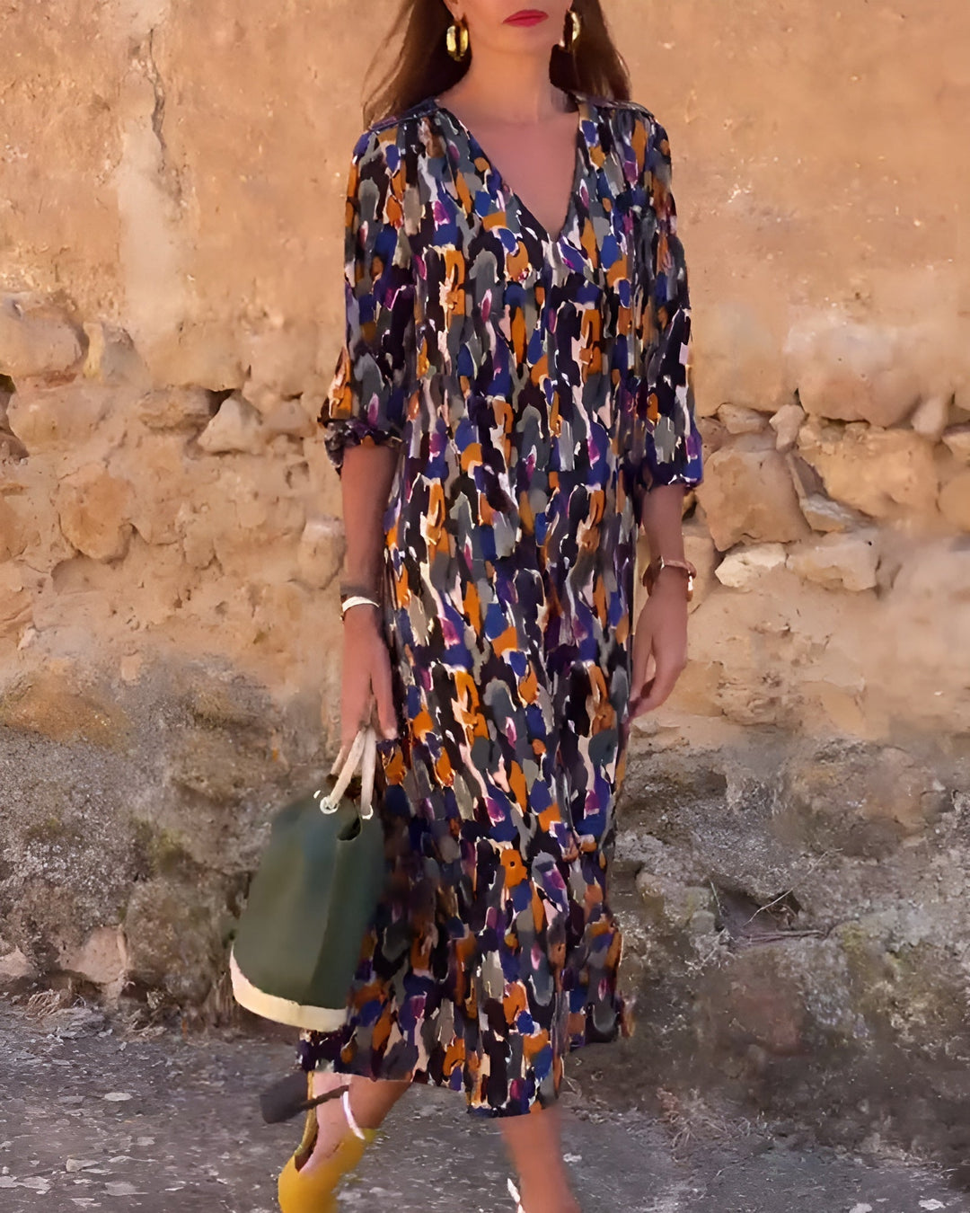 Nathale - Abstract Elegance Dress
