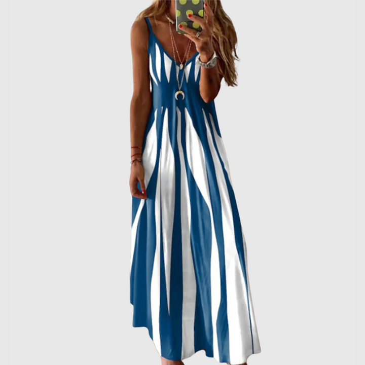 Luvena - Wave Printed Dress