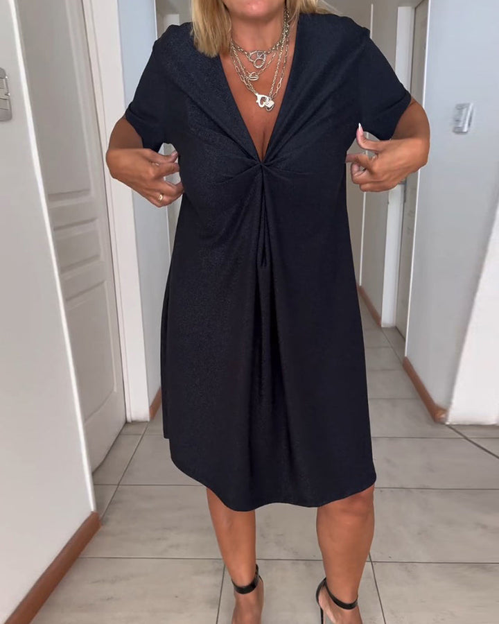 Kristal - Effortless Twist Dress
