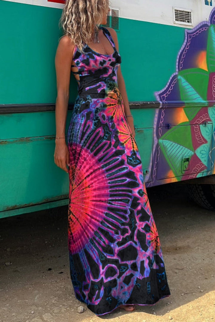 Krista - Radiant Tie-Dye Dress