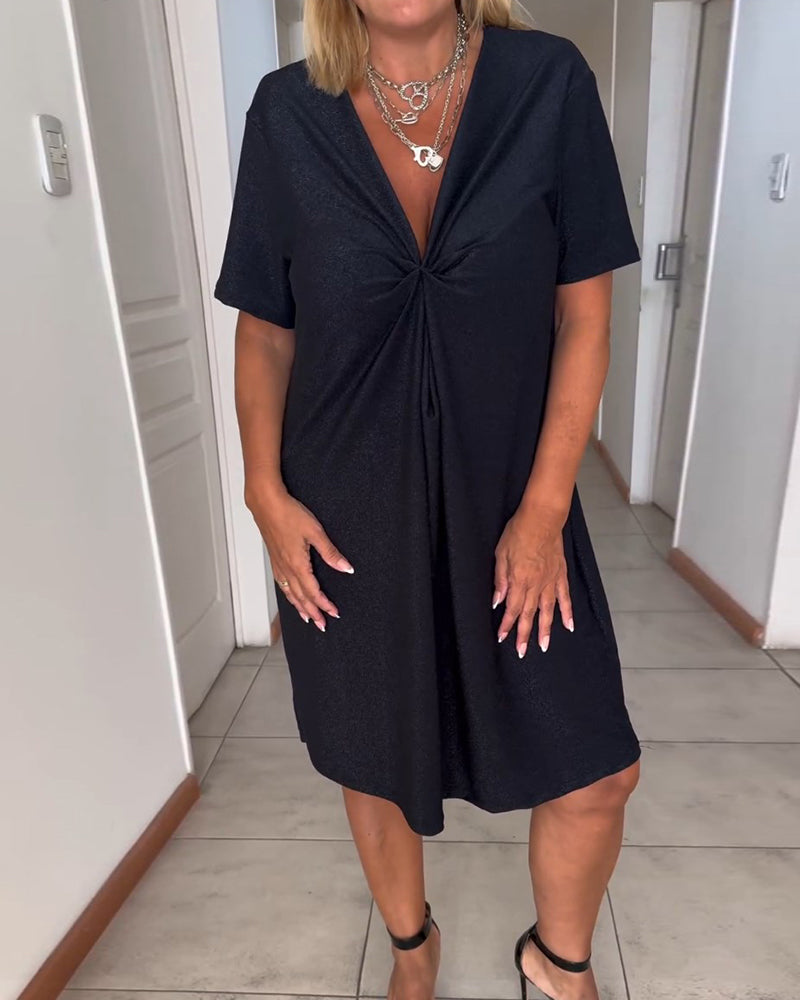 Kristal - Effortless Twist Dress