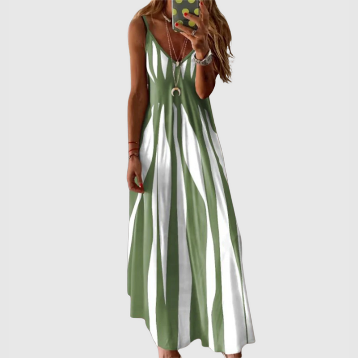 Luvena - Wave Printed Dress