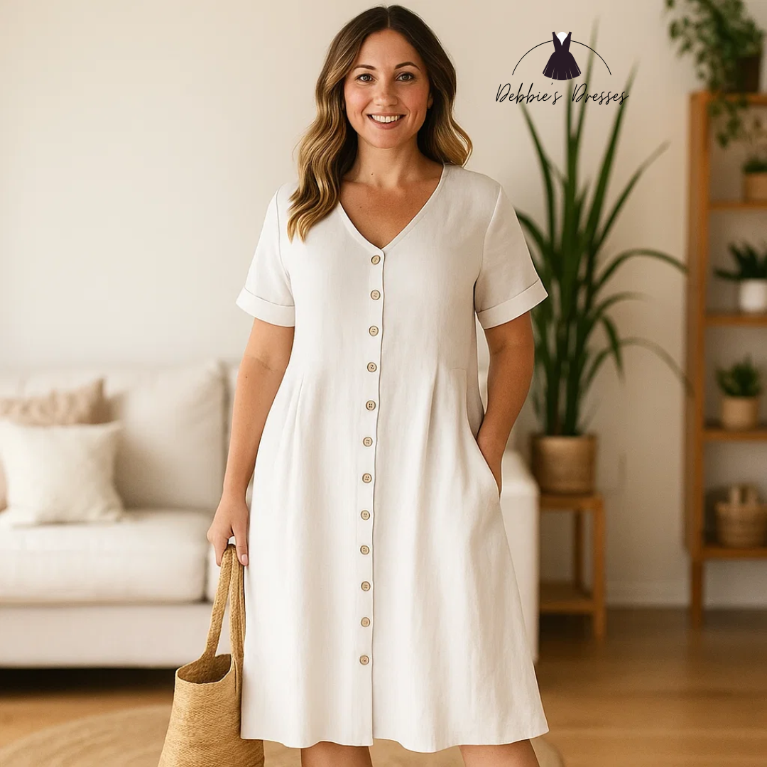 Yasmin - Effortless Buttoned Dress
