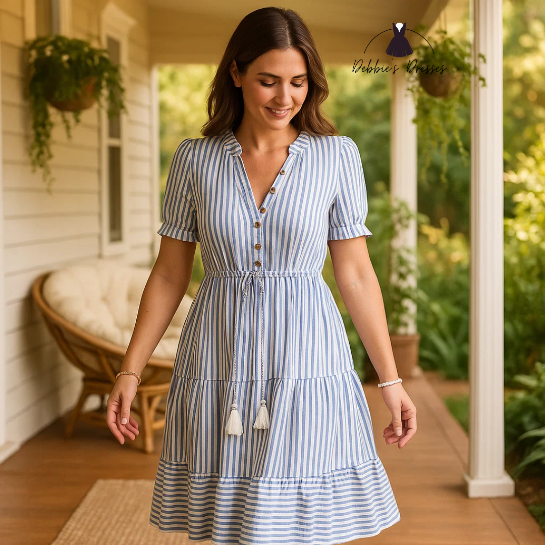 Bernice - Classic Striped Dress