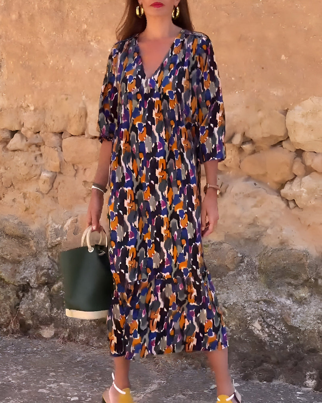 Nathale - Abstract Elegance Dress