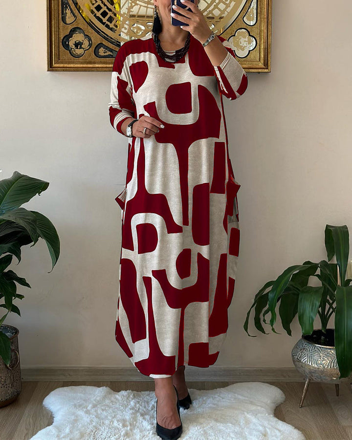 Mariah - Abstract Aura Dress