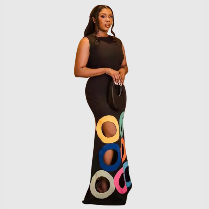 Azarina - Artistic Cut-Out Dress