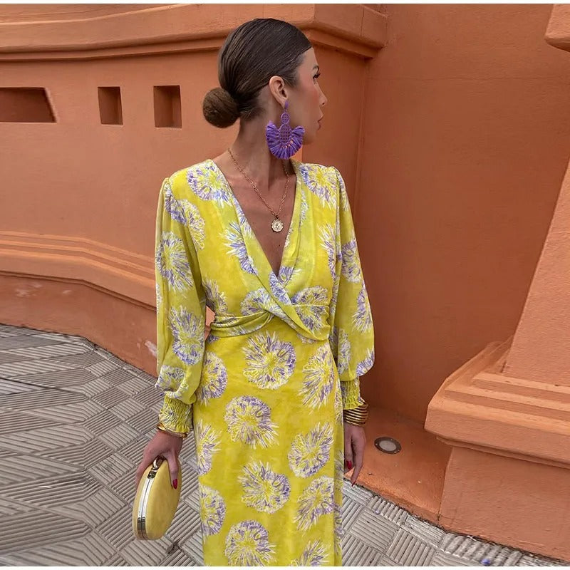 Glydel - Vibrant Wrap Dress