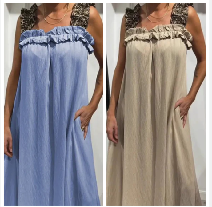 Sonia - Ruffle Drape Dress