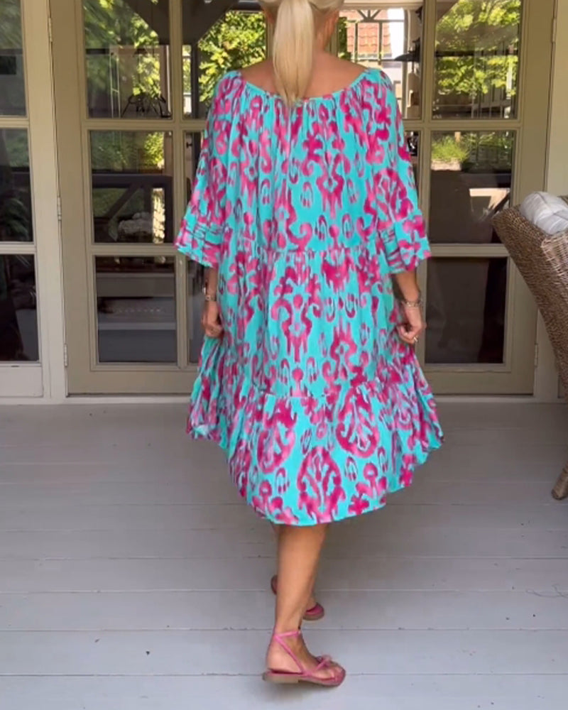 Rica - Relaxed Printed Dress