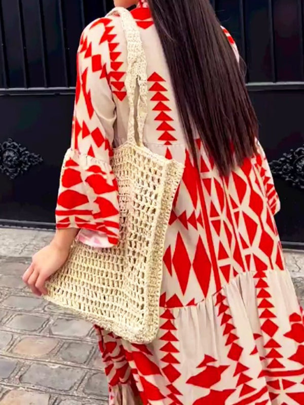 Kelra - Bohemian Geometric Dress