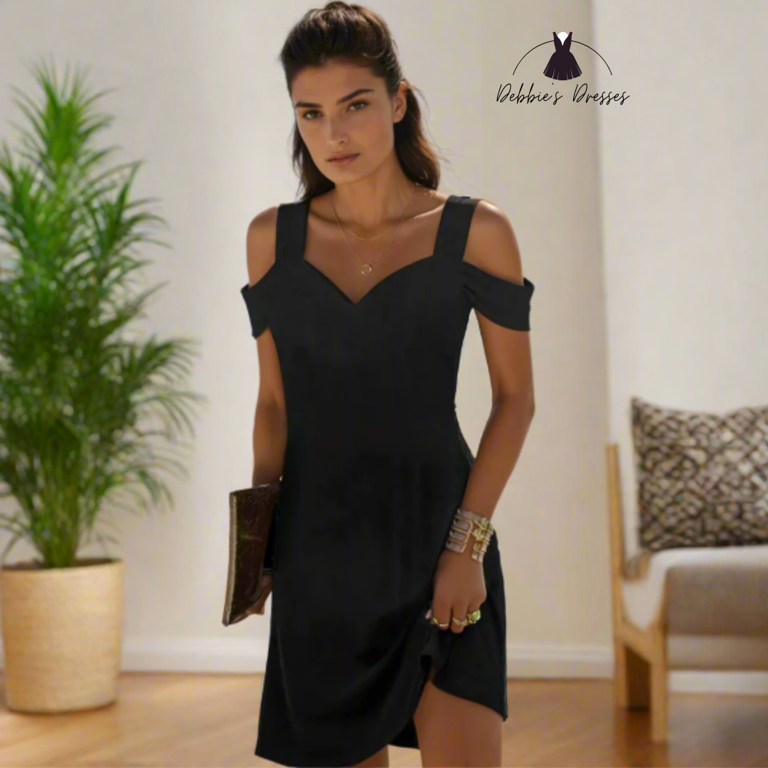Avril - Chic Off-Shoulder Dress