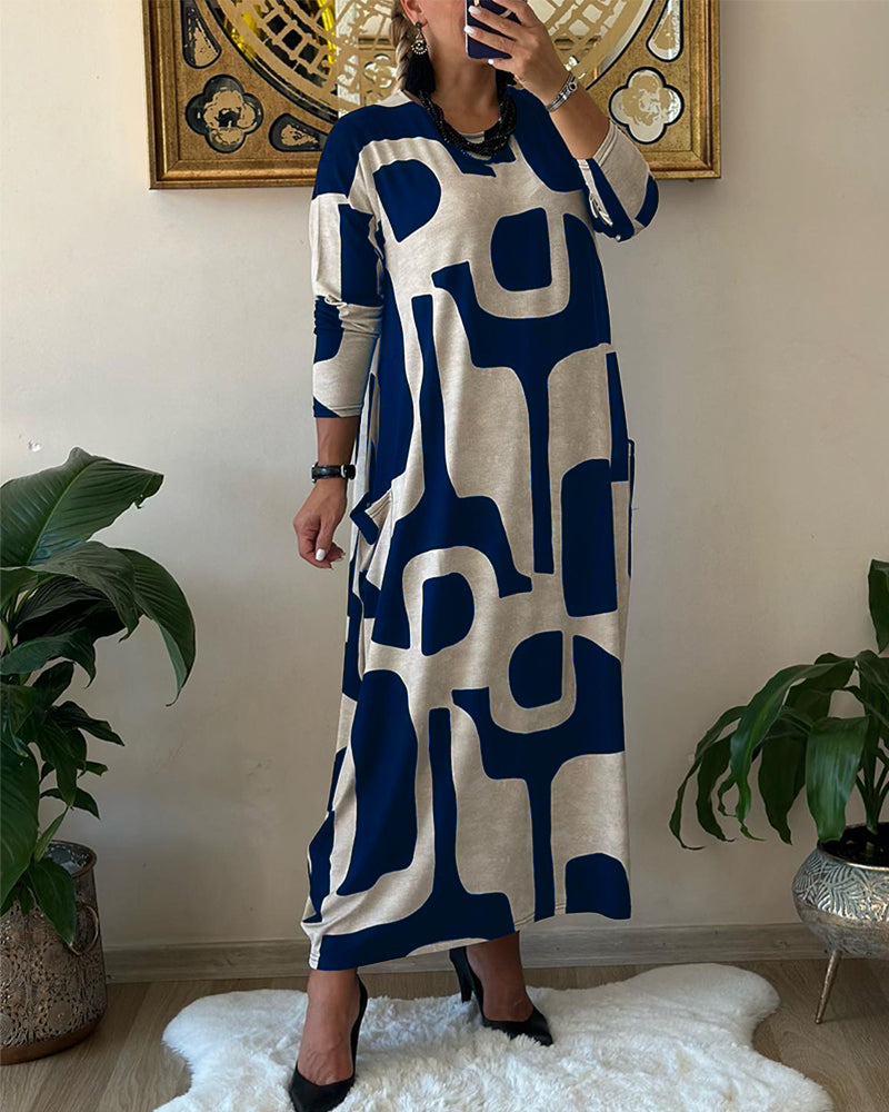 Mariah - Abstract Aura Dress
