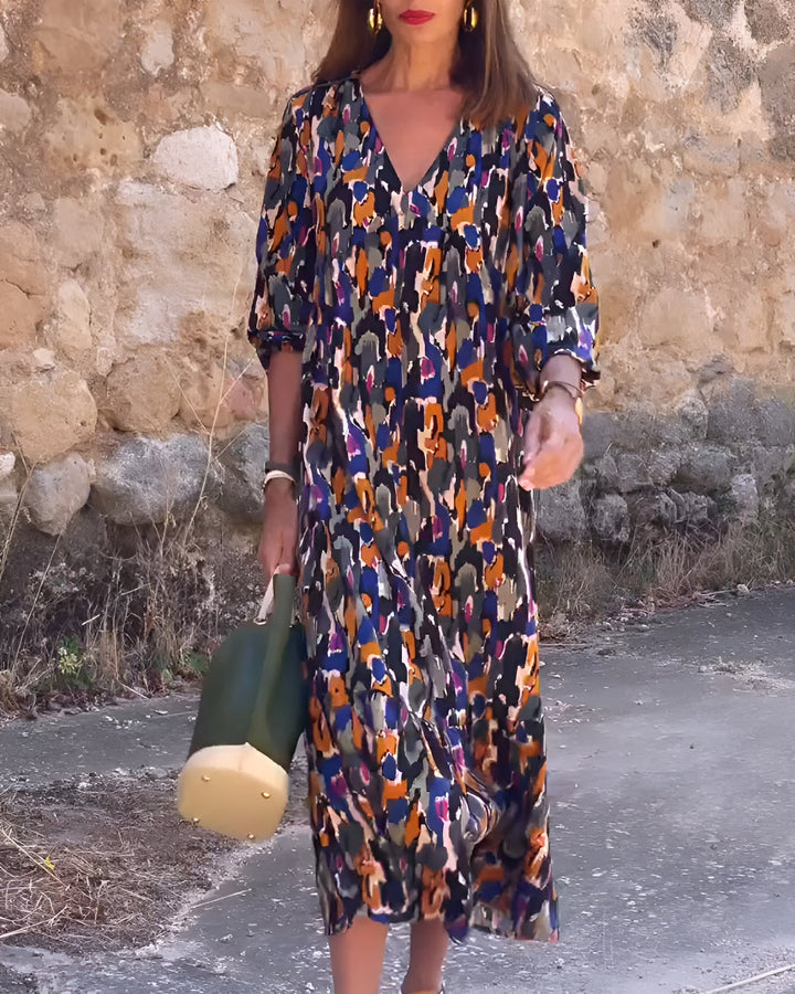 Nathale - Abstract Elegance Dress