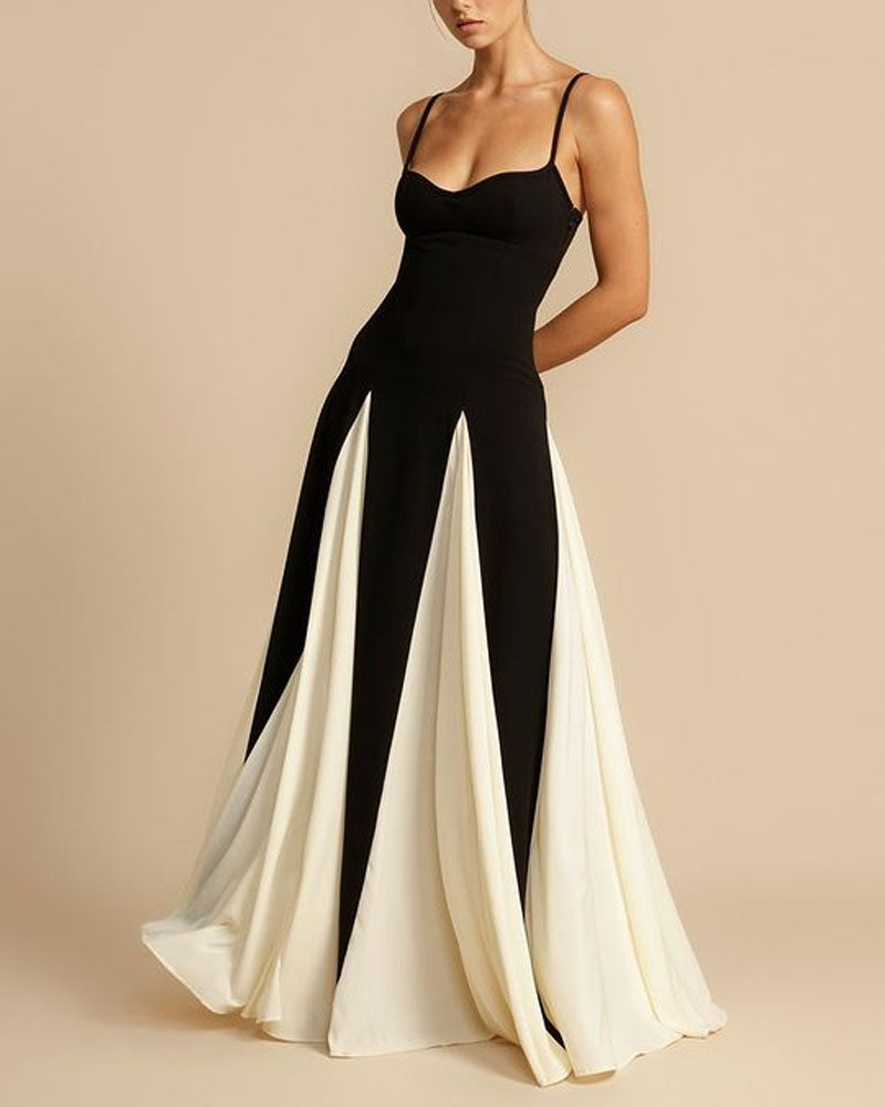 Avanya - Two-Tone Flow Dress