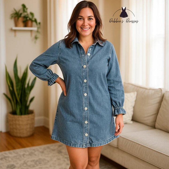 Eliana - Casual Denim Dress