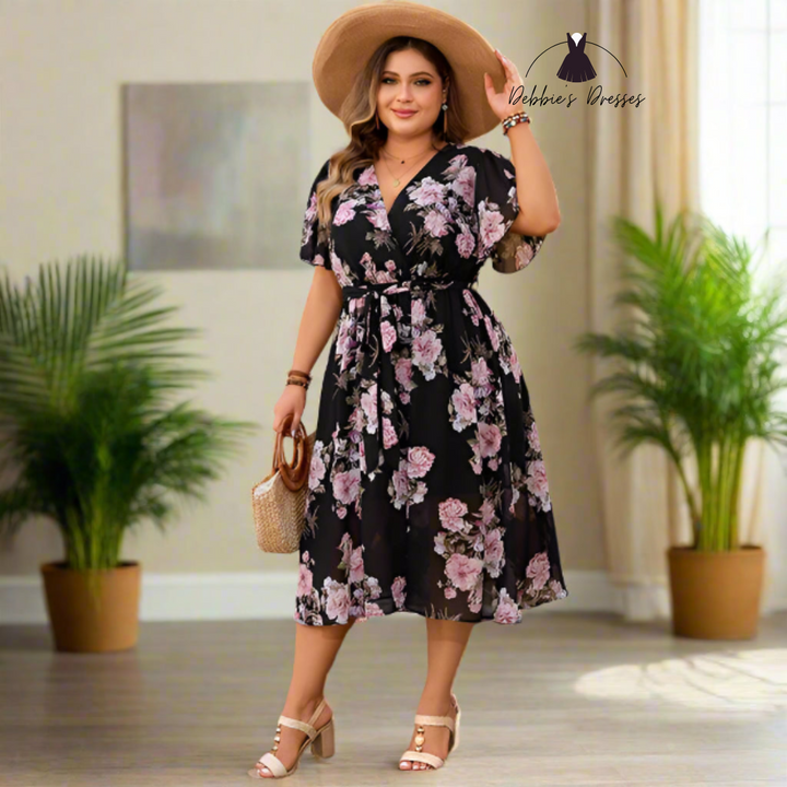Shaia - Floral Embrace Dress
