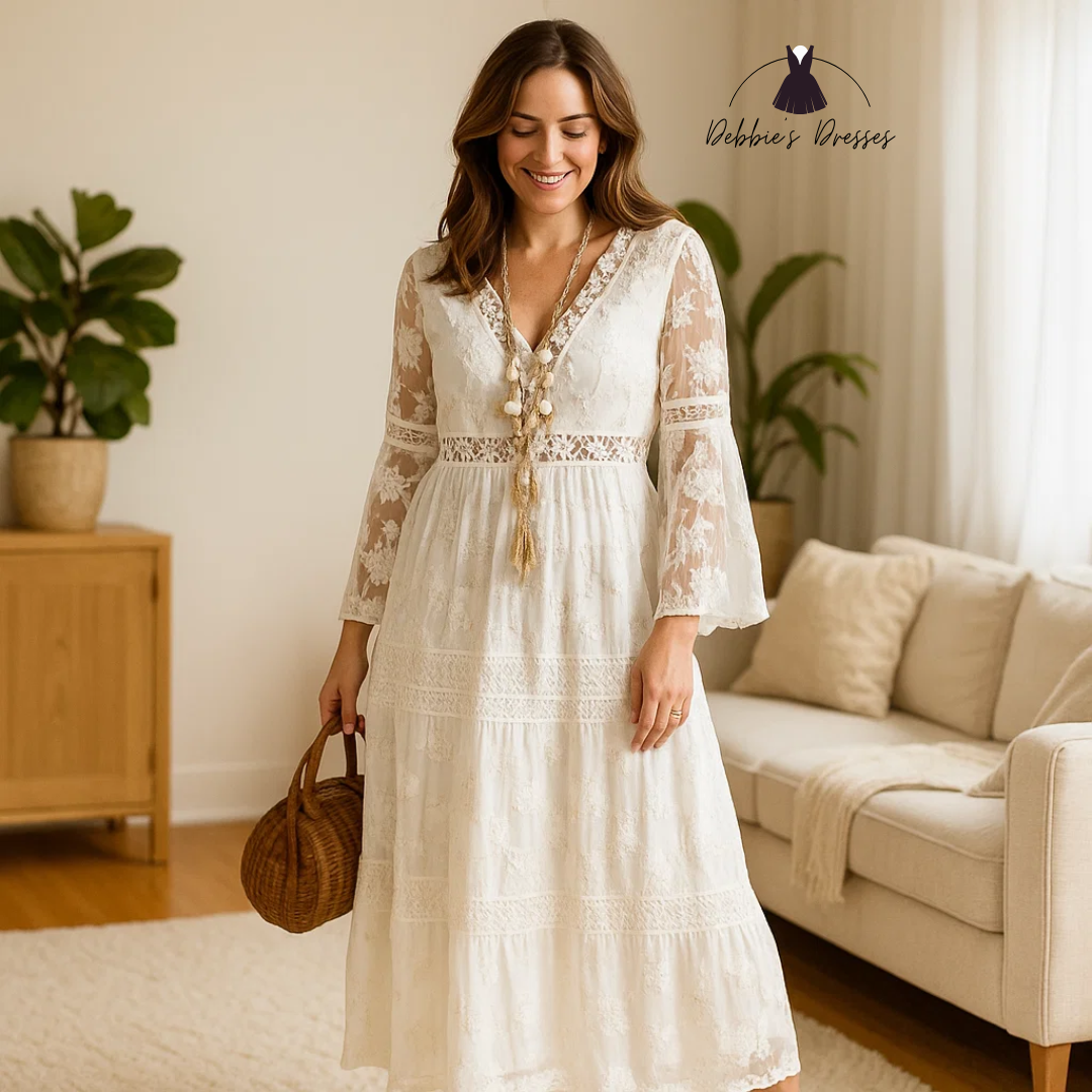 Elisse - Boho Lace Dress