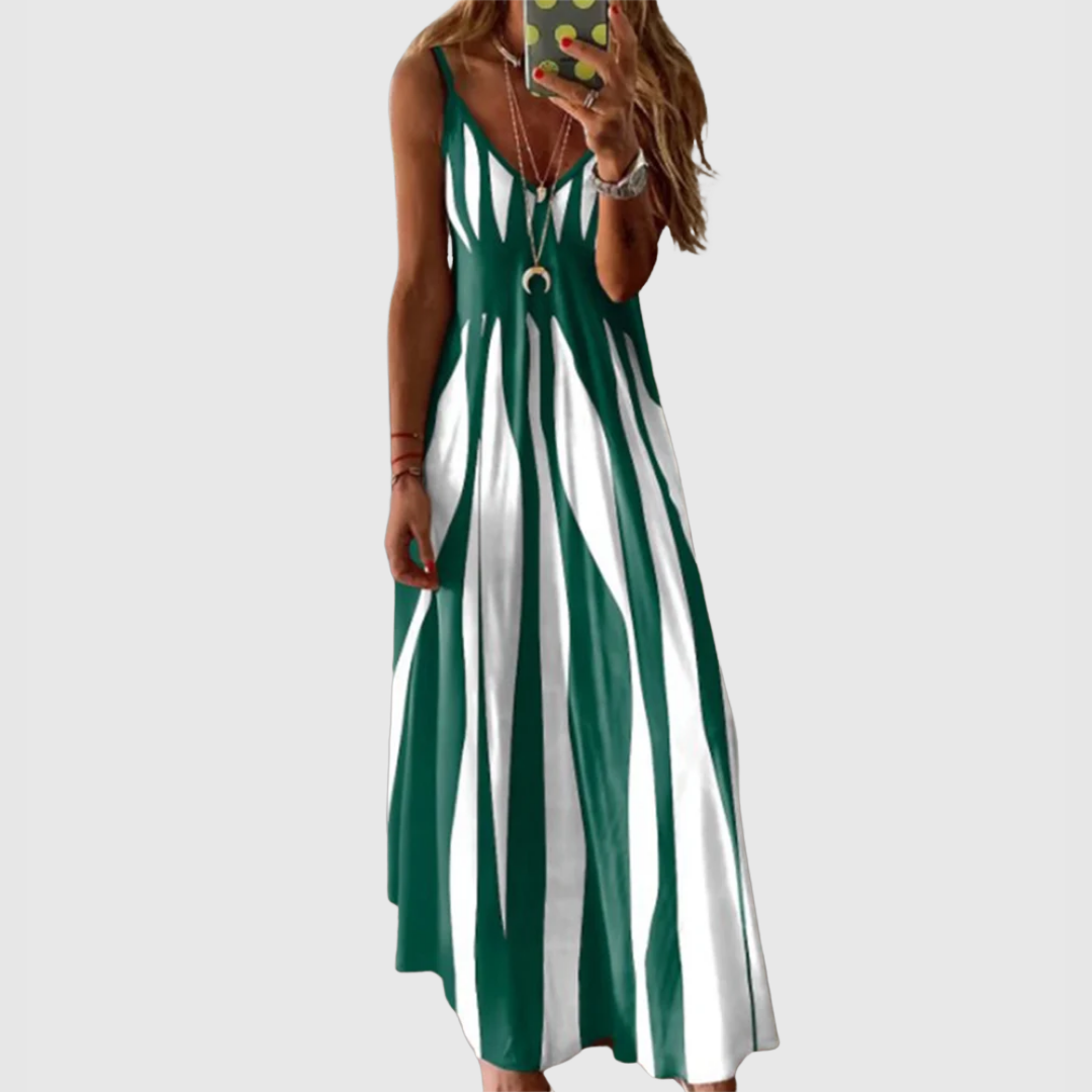 Luvena - Wave Printed Dress