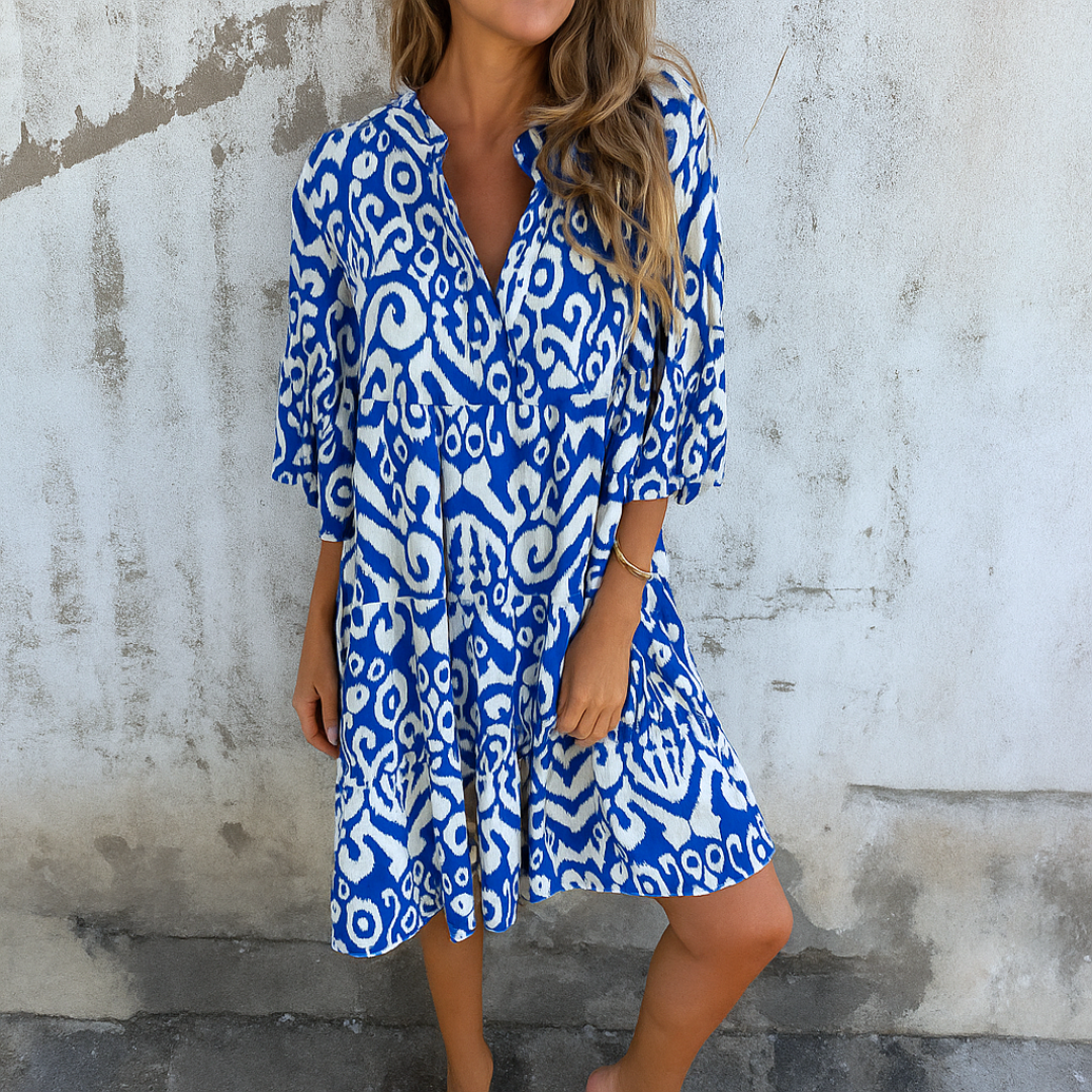 Keira - Abstract Boho Dress