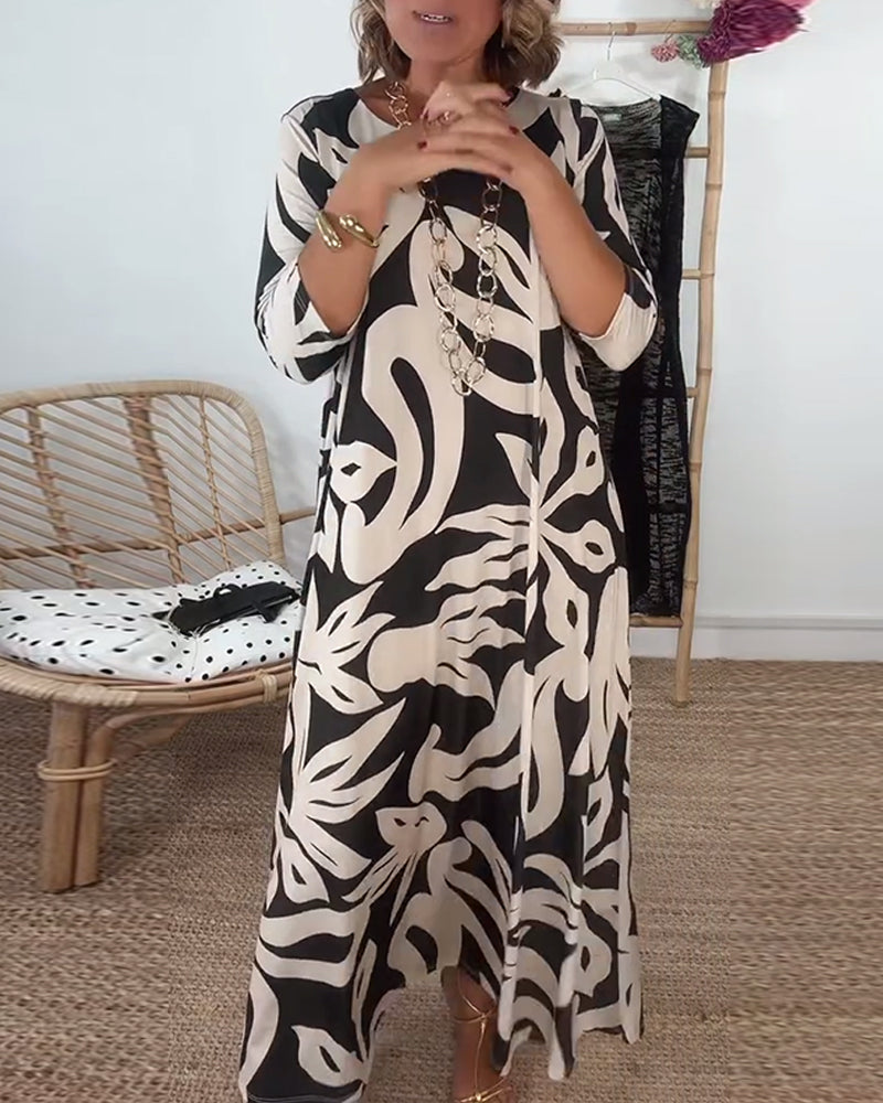 Savanah - Abstract Muse Dress