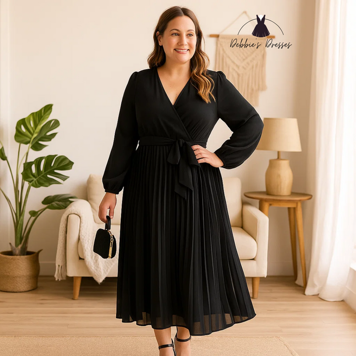 Aika - Pleated Elegance Dress