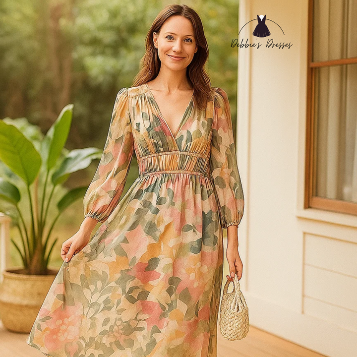 Annie - Boho Floral Maxi Dress