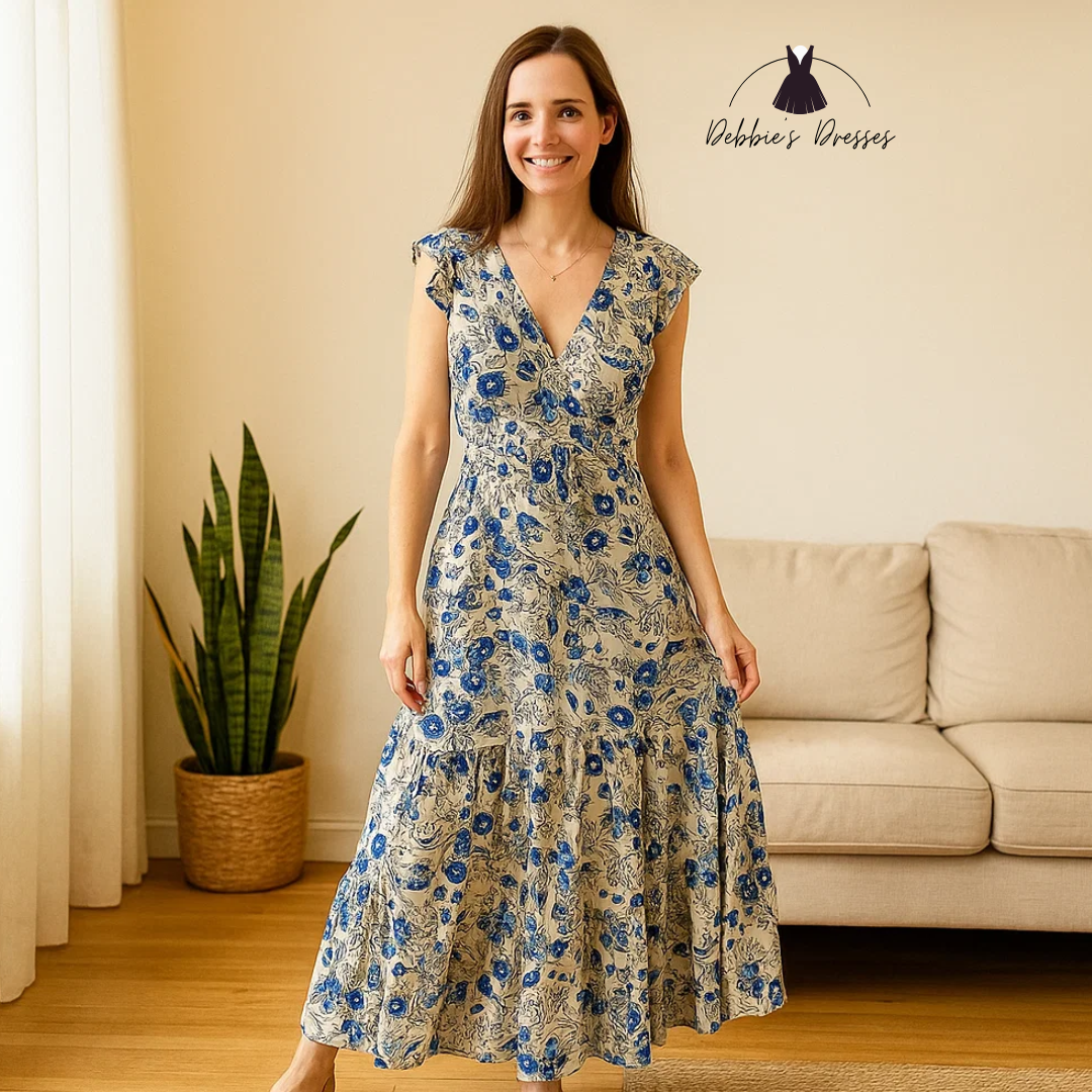 Dahlia - Floral Maxi Dress