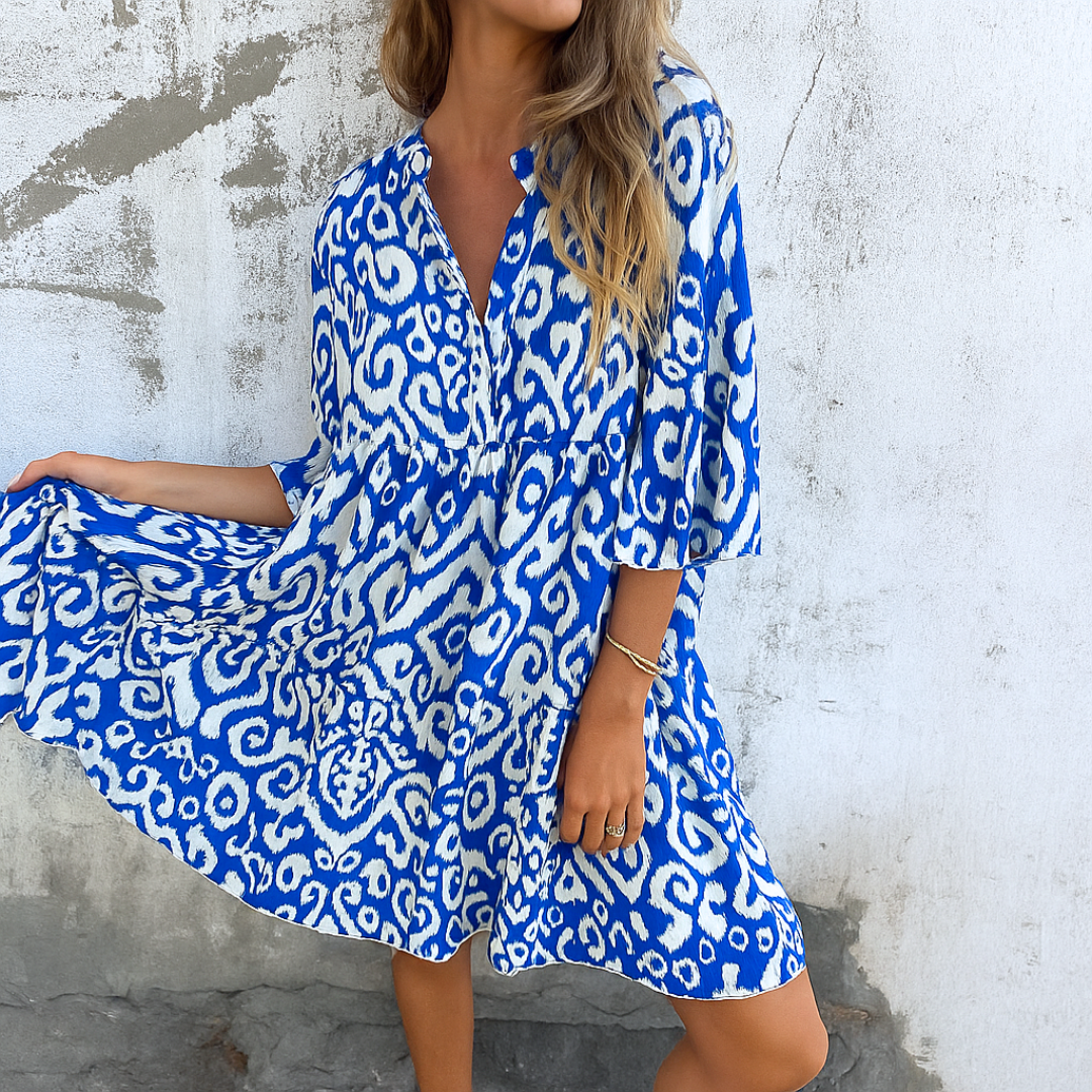 Keira - Abstract Boho Dress