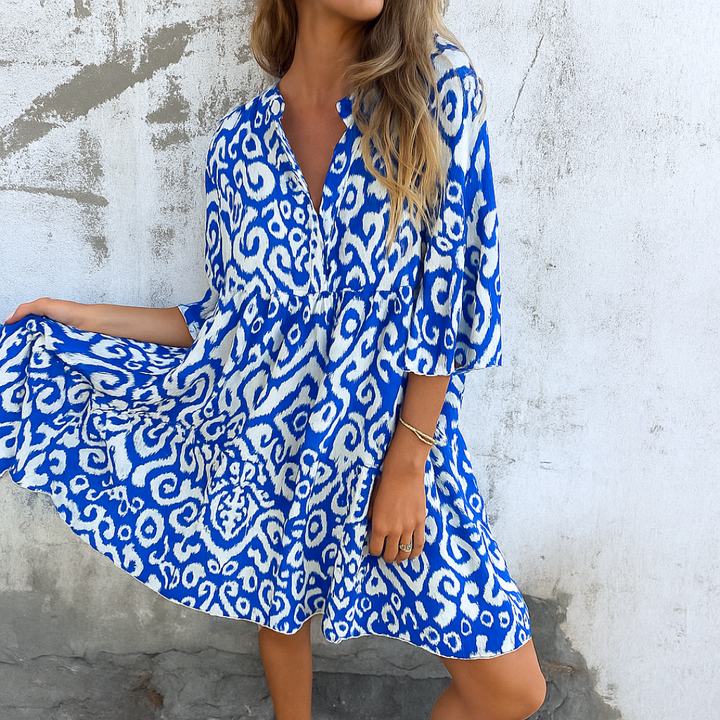 Keira - Abstract Boho Dress