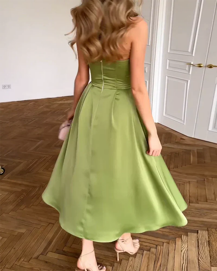 Elvaire - Strapless Charm Dress