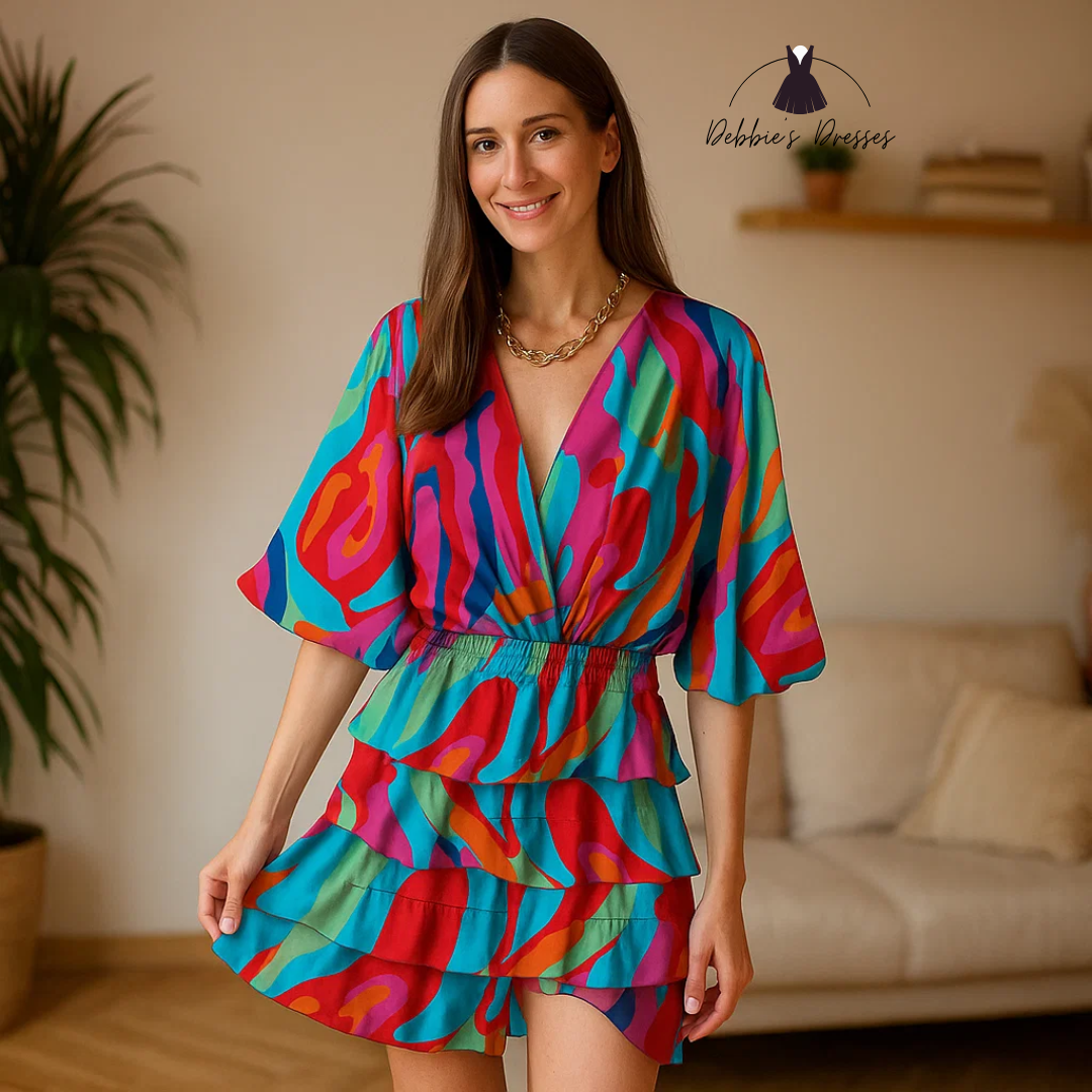 Francesca - Stylish Print Dress