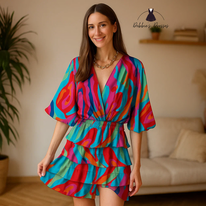 Francesca - Stylish Print Dress