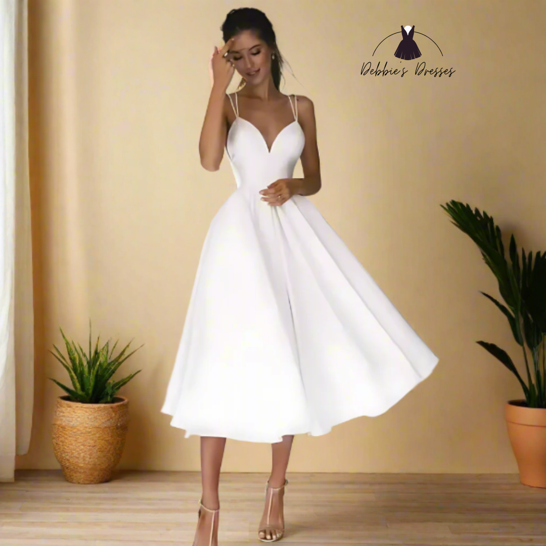 Elysia - Graceful Minimalist Dress