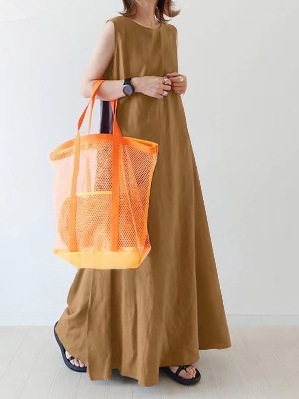 Kaori - Sleeveless Flowy Dress