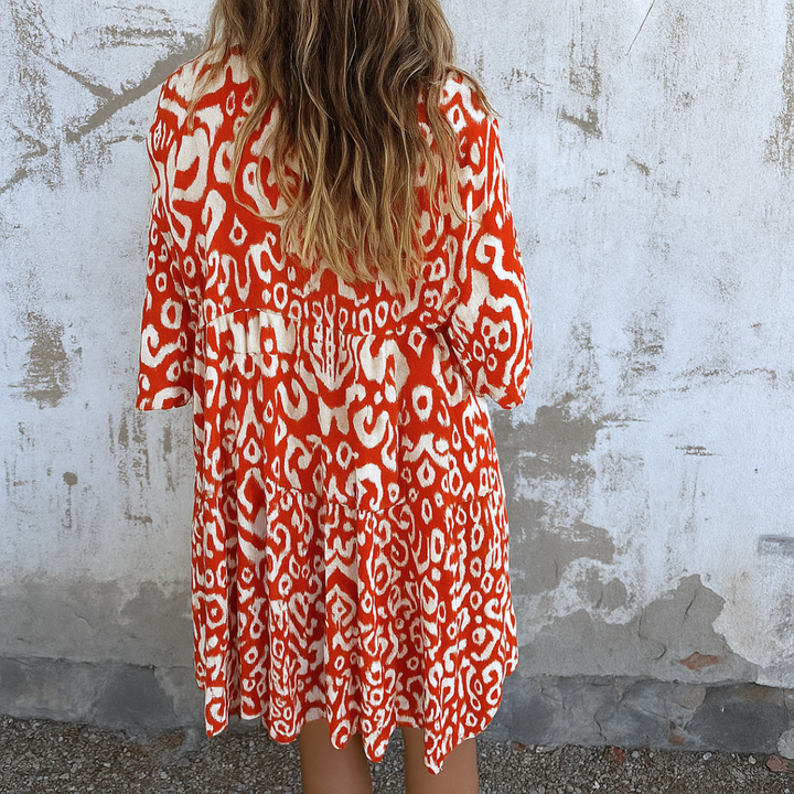 Keira - Abstract Boho Dress