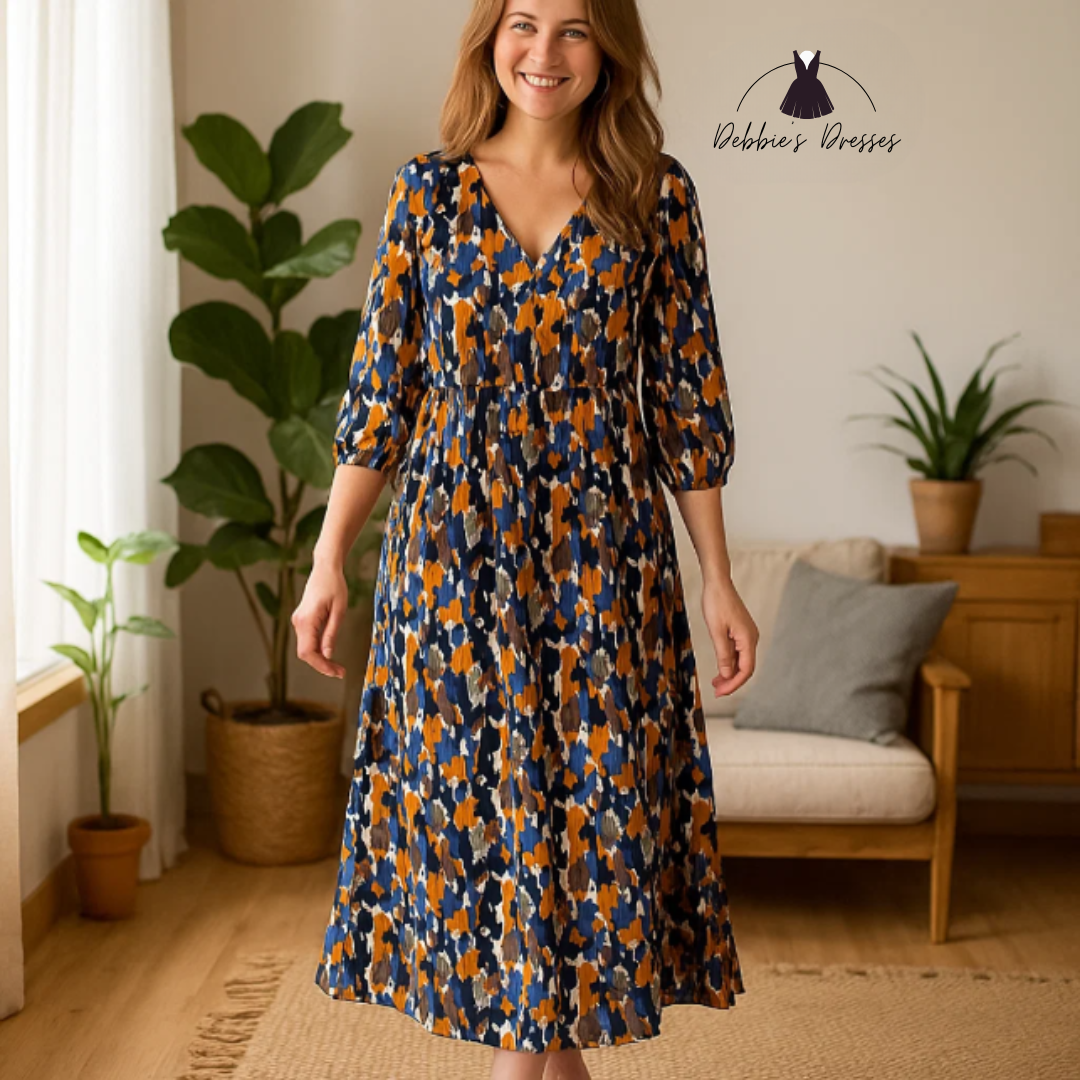 Nathale - Abstract Elegance Dress