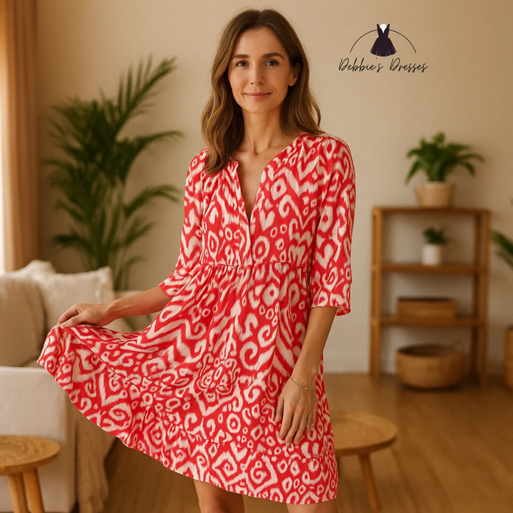 Keira - Abstract Boho Dress