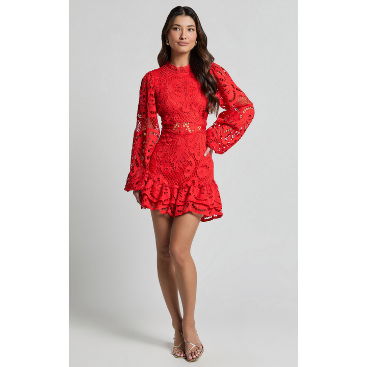 Elyna - Lace Elegance Dress
